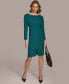 ფოტო #1 პროდუქტის Women's Boat-Neck Sheath Dress