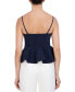 ფოტო #2 პროდუქტის Women's Pinstripe Peplum Top