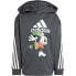 ADIDAS Disney Mickey Mouse sweatshirt Carbon / Off White / Bright Red, 4-5 лет - фото #1