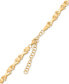 Фото #3 товара Macy's graduated Openwork Statement Necklace in 14k Gold-Plated Sterling Silver, 17" + 2"