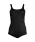 Фото #4 товара Women's Long Tummy Control Chlorine Resistant Soft Cup Tugless One Piece Swimsuit