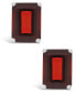 ფოტო #5 პროდუქტის Garnet (3-7/8 ct. t.w.) Stud Earrings in 14K Yellow Gold or 14K White Gold