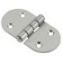 EUROMARINE Captive Pin Stainless Steel Round Hinge 2 Units