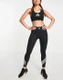 Фото #8 товара adidas Training Techfit 3 stripe leggings in black