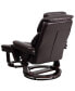 Фото #12 товара Multi-Position Recliner & Ottoman With Swivel Wood Base