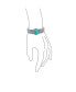 ფოტო #1 პროდუქტის South Western Style Oval Cabochon Gemstone Flora Cross Infinity Lattice Turquoise Wide Cuff Bracelet For Women .925 Sterling Silver