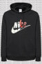 Фото #5 товара Спортивная толстовка Nike Капюшон черного цвета из хлопка