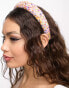 My Accessories London beaded headband in brights