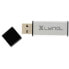 Xlyne ALU - 4 GB - USB Type-A - 2.0 - Cap - 7 g - Black,Silver