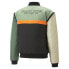 Фото #2 товара Puma B5's X Full Zip Bomber Jacket Mens Green Casual Athletic Outerwear 53780001