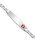 ფოტო #1 პროდუქტის Sterling Silver Rhodium-plated Medical ID Anchor Link Bracelet