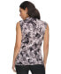 ფოტო #2 პროდუქტის Women's Mock-Neck Sleeveless Blouse