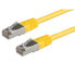 Фото #2 товара ROLINE FTP Patch Cord Cat.5e - yellow 0.5 m - 0.5 m - Cat5e - F/UTP (FTP) - RJ-45 - RJ-45