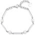 Charming steel bracelet with pearls BFF164