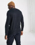 French Connection soft touch crew neck jumper in navy