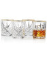 Dublin Gold Double Old Fashioned Glasses, Set of 4