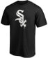 Фото #3 товара Men's Black Chicago White Sox Official Logo T-shirt