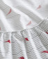 Audley Stripe Cotton Percale 3-Piece Sheet Set, Twin