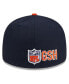 Фото #2 товара Men's Cream, Navy Chicago Bears 2023 Sideline Historic Low Profile 59FIFTY Fitted Hat