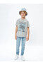 Фото #3 товара Super Skinny Fit Yırtık Detaylı Erkek Çocuk Jean Pantolon