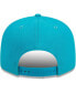 ფოტო #2 პროდუქტის Men's Aqua Miami Dolphins Main Script 9FIFTY Snapback Hat
