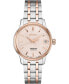 ფოტო #1 პროდუქტის Women's Automatic Presage Two-Tone Stainless Steel Bracelet Watch 34mm