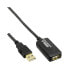 Фото #2 товара InLine USB 2.0 Active Signal Repeater Cable Type A male / A female - 5m
