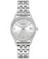 ფოტო #2 პროდუქტის Women's Crystal Stainless Steel Bracelet Watch 32mm Gift Set