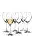 Фото #1 товара Бокалы для белого вина из стекла Holmegaard Perfection, 10,9 унций, комплект из 6 шт.