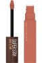 Фото #10 товара Matt long-lasting liquid lipstick SuperStay Matte Ink Coffee Edition 5 ml