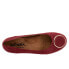 Softwalk Sonoma Halo S2257-662 Womens Burgundy Wide Ballet Flats Shoes