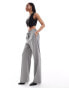 Фото #5 товара ASOS DESIGN Tall tailored pull on trousers in grey