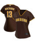 Фото #1 товара Women's Manny Machado Brown San Diego Padres Road Replica Player Jersey