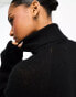 Фото #2 товара Pieces roll neck jumper in black