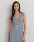 Фото #3 товара Платье Ralph Lauren женское с полосками и шнуровкой