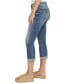 Women's Elyse Mid-Rise Stretch Capri Jeans