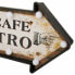 Wall Plate Alexandra House Living Le Cafe Bistro White Iron 27 x 5 x 65 cm Lighting