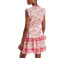 Фото #2 товара Bell Womens Rainey Cotton Sleeveless Mini Dress Pink Size Small