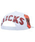 Men's White New York Knicks Hardwood Classics In Your Face Deadstock Snapback Hat