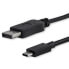 StarTech.com 6ft/1.8m USB C to DisplayPort 1.2 Cable 4K 60Hz - USB-C to DisplayPort Adapter Cable HBR2 - USB Type-C DP Alt Mode to DP Monitor Video Cable - Works w/ Thunderbolt 3 - Black - 1.8 m - DisplayPort - USB Type-C - Male - Male - Straight