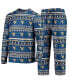 Фото #1 товара Пижама Concepts Sport West Virginia Mountaineers Ugly Sweater
