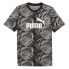 Фото #1 товара Puma Power Graphic Crew Neck Short Sleeve T-Shirt Mens Black Casual Tops 6789380