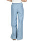 Фото #2 товара Широкие брюки Michael Kors женские из шамбре под названием Широкие брюки собраны.
