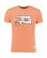 Фото #1 товара Men's Heather Orange Oklahoma State Cowboys Vintage-Like Tri-Blend T-shirt
