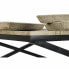 Centre Table DKD Home Decor Black Natural Wood Metal 120 x 120 x 55 cm