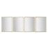 Фото #1 товара Настенное зеркало Home ESPRIT Белый Коричневый Бежевый Серый Стеклянный полистирол 70 x 2 x 97 cm (4 штук)