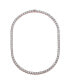 Фото #1 товара Classic Clear Round Cubic Zirconia Tennis Necklace