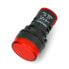 LED indicator 230V AC - 28mm - red