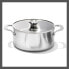 OXO 5qt Mira Tri-Ply Stainless Steel Casserole with Lid Silver