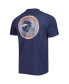 Фото #4 товара Men's Navy Denver Broncos Open Field Franklin T-shirt